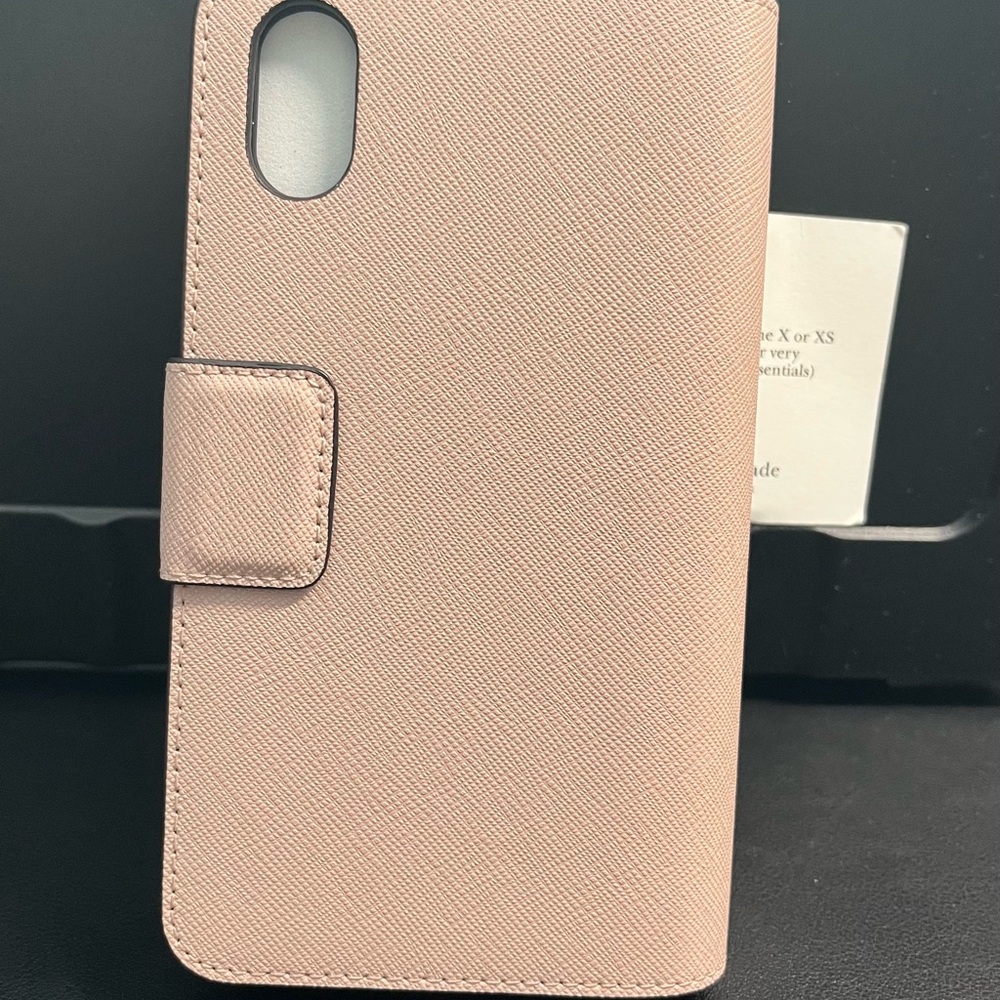 kate spade Pale Blush Zip-Around Wristlet Phone Case - NWT - iPhone X or XS - Picture 5 of 8
